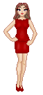 another MSPaint doll. I was bored...too much red..even red mascara..