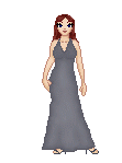 This dress. argh. I was trying to do shading, didn't work!! She is overworked and the hair is underworked.